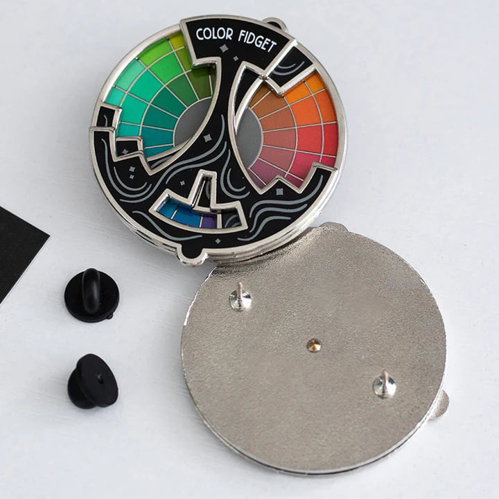 đColor Fidget Enamel Pin(â¨A Wheel Of Twenty Hues)