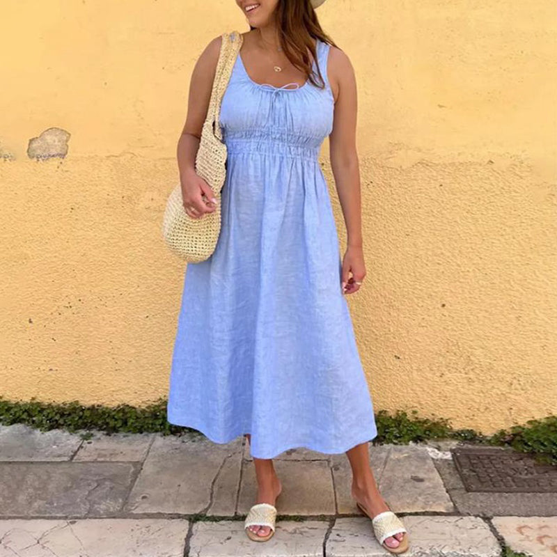 Owronline - Women's Smocked Dress - owronline