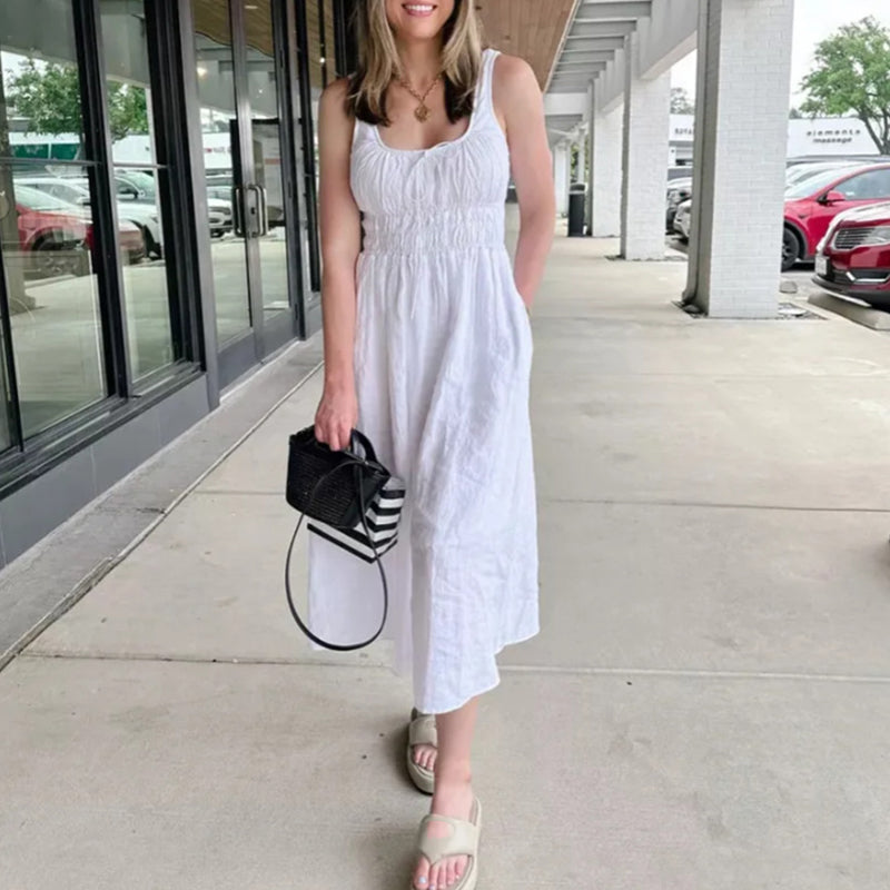Owronline - Women's Smocked Dress - owronline
