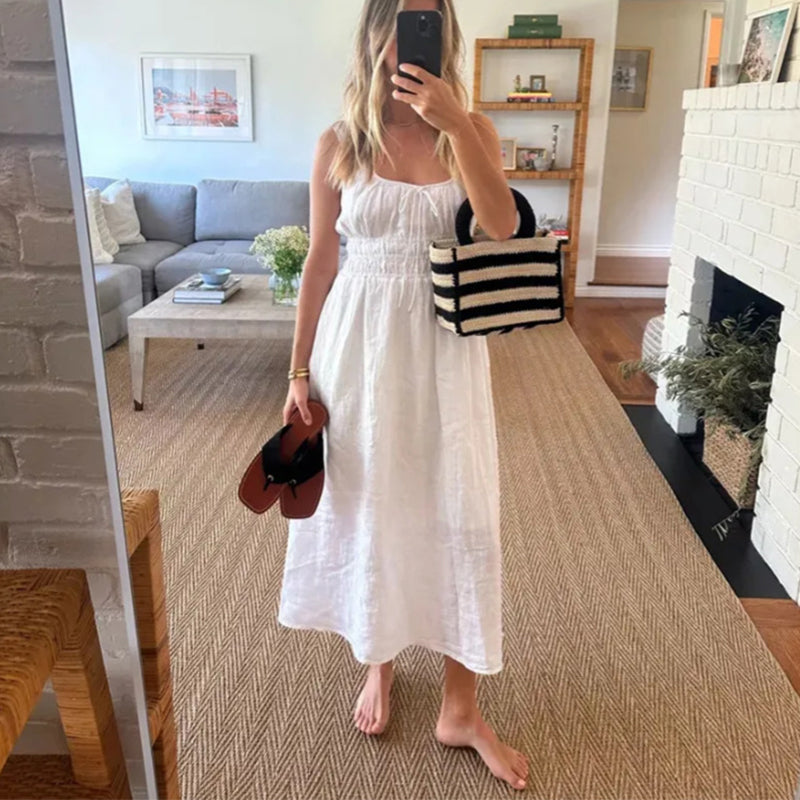 Owronline - Women's Smocked Dress - owronline