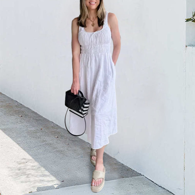Owronline - Women's Smocked Dress - owronline