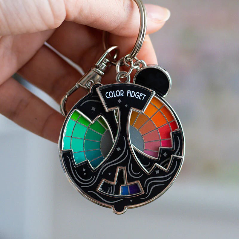 đColor Fidget Enamel Pin(â¨A Wheel Of Twenty Hues)