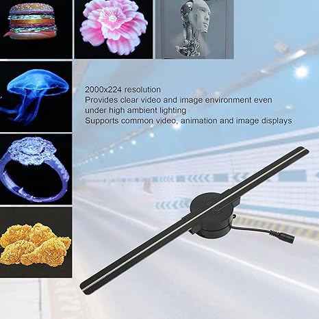 Owronline - 3D Hologram LED Fan Projector