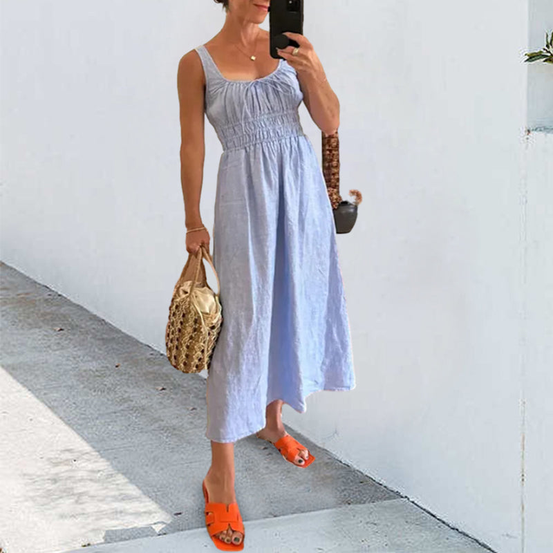 Owronline - Women's Smocked Dress - owronline