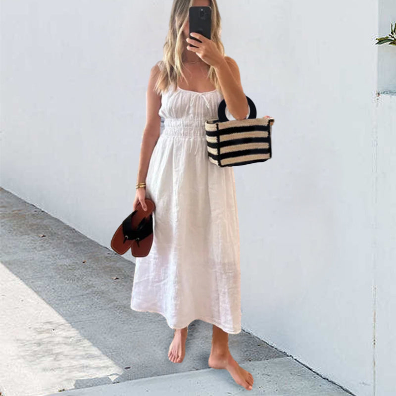 Owronline - Women's Smocked Dress - owronline