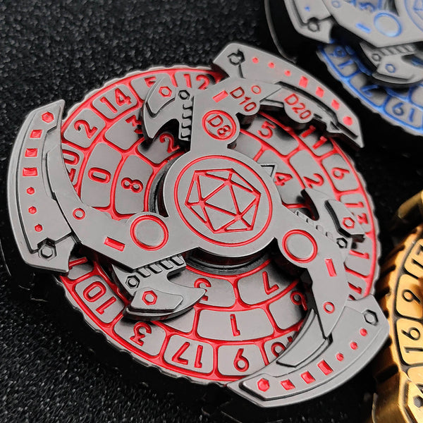 Owronline - Dungeons and Dragons Metal Dice Spinner - owronline