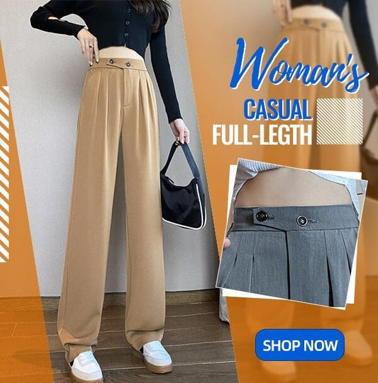 Owronline - Women's casual full-length pants - owronline