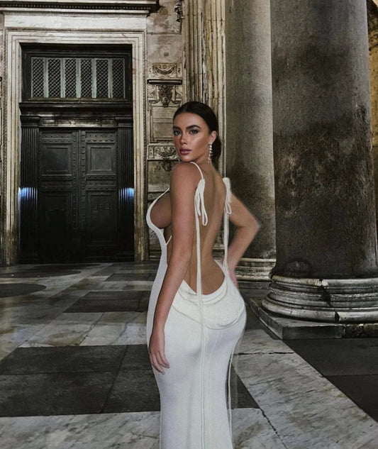 Owronline - Serenity Backless Maxi Dress - owronline