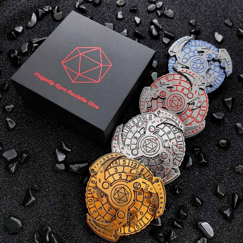 Owronline - Dungeons and Dragons Metal Dice Spinner - owronline