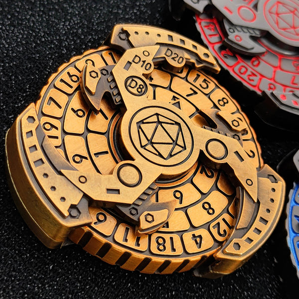 Owronline - Dungeons and Dragons Metal Dice Spinner - owronline