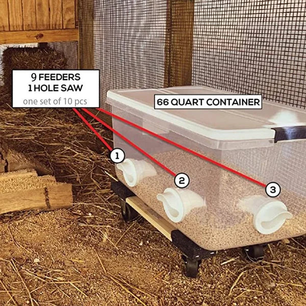 DIY CHICKEN FEEDER