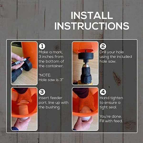 DIY CHICKEN FEEDER