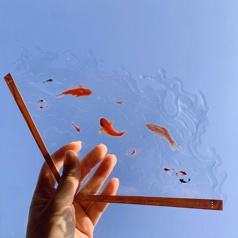 Koi Water Fan Material Kit